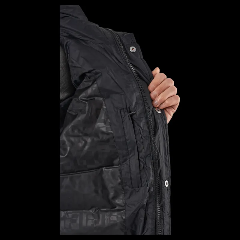 Outlet Fila Tirebolu Oversized Puff Jacket 80001 - Moonless Night Svart