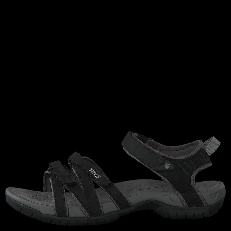Teva Tirra Leather Black Svart Best