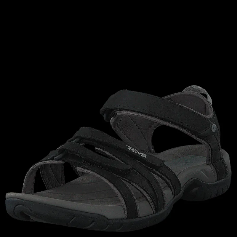Teva Tirra Leather Black Svart Best