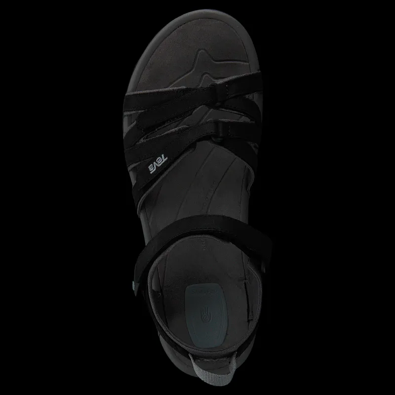 Teva Tirra Leather Black Svart Best