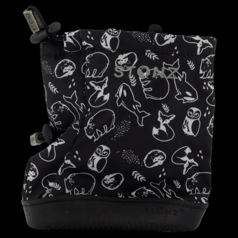 Stonz Toddler Booties Black Svart Outlet