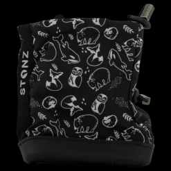 Stonz Toddler Booties Black Svart Outlet