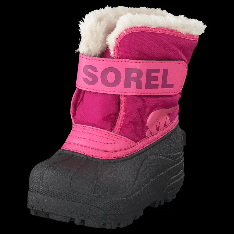 New Sorel Toddler's Snow Commander Tropic Pink Deep Blush