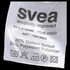 Svea Tone Hood Grey Grå Best
