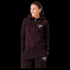 Svea Tone Zip Hood Red Röd