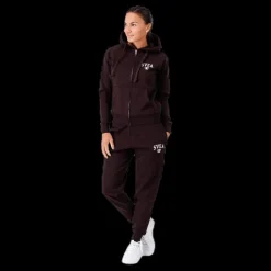 Svea Tone Zip Hood Red Röd