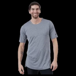 Sale Nike Top SS Fitted Utility Grey Grå