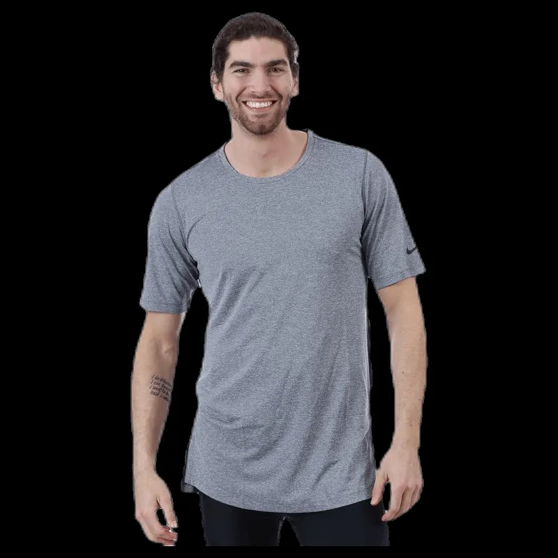 Sale Nike Top SS Fitted Utility Grey Grå