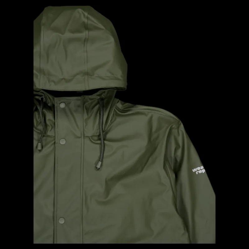 Weather Report Torsten M Rain Jacket Forest Night Grön