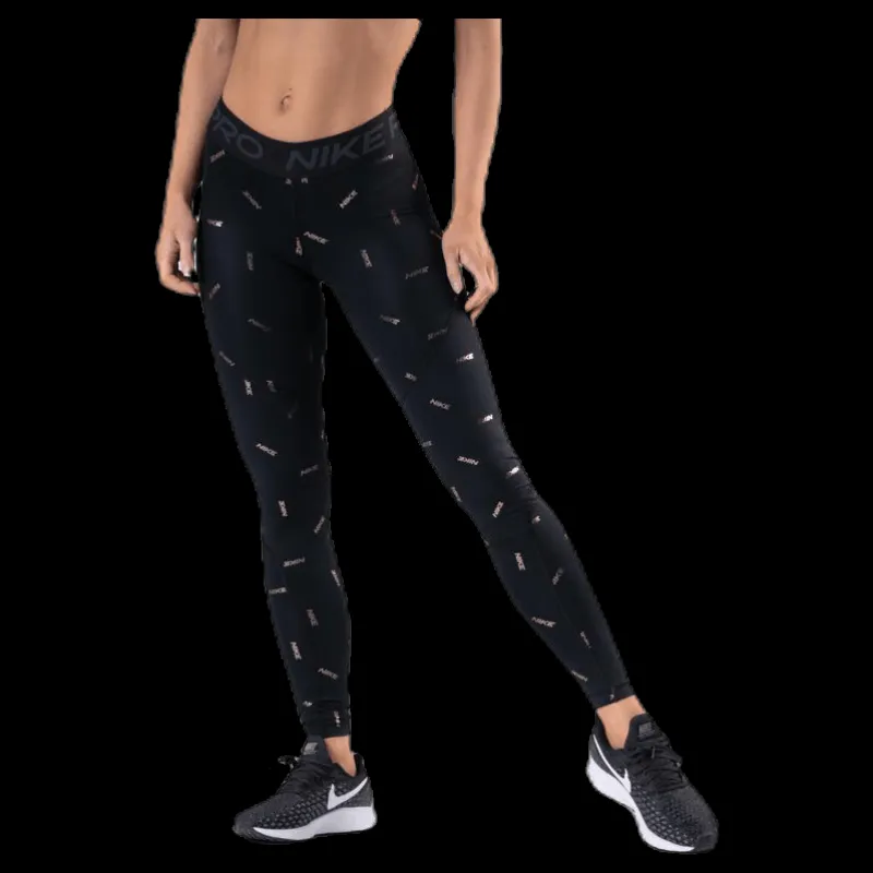 Nike Toss Print Tight Black Svart Online