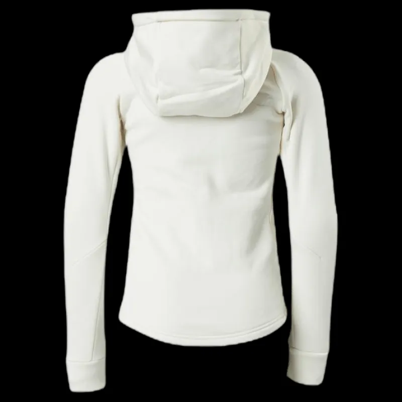Didriksons Tovik Girls Hybrid Hoodie 3 White Vit