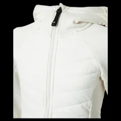 Didriksons Tovik Girls Hybrid Hoodie 3 White Vit