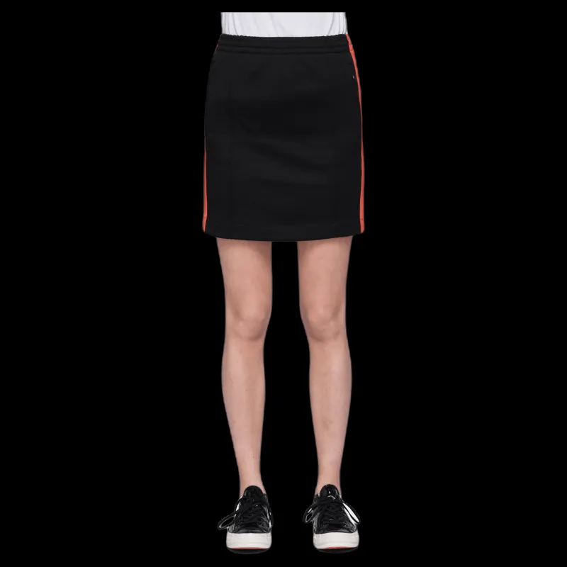 Calvin Klein Track Skirt Black Svart
