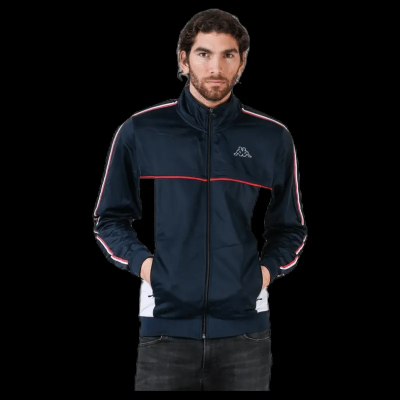 Outlet Kappa Track Top Street, Logo Boser Blue/White Blå och Vit