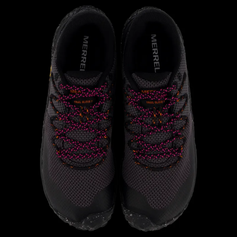 Clearance Merrell Trail Glove 7 Black/multi Svart