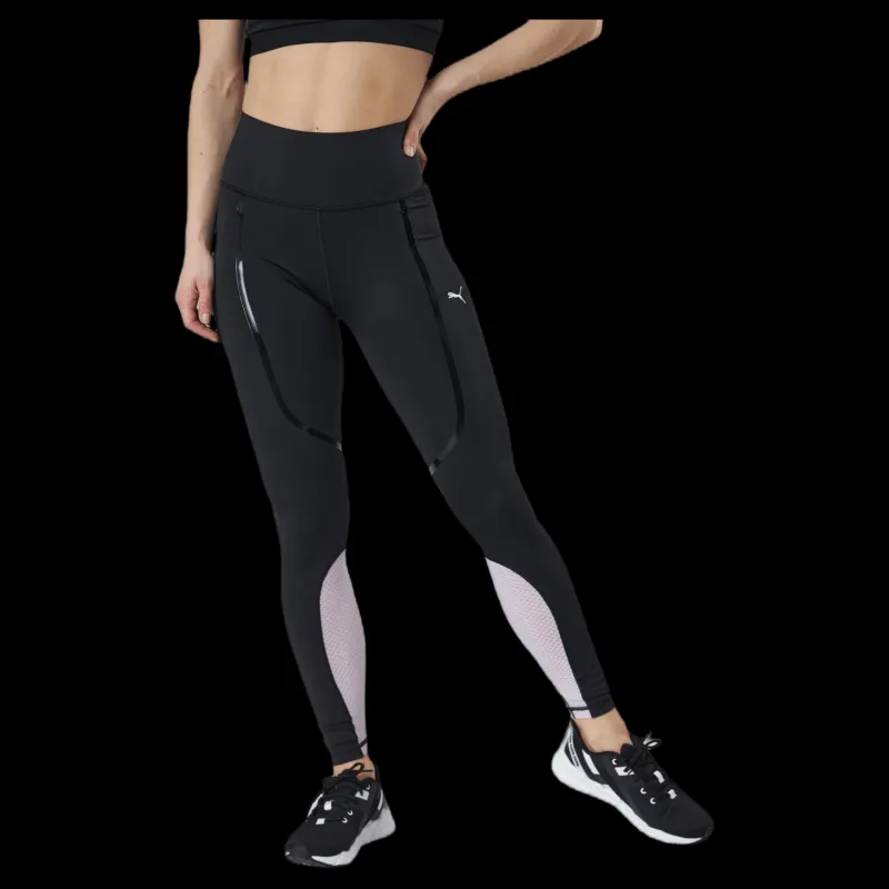 Online Puma Train Bonded High Waist Full Tight Purple/Black Svart