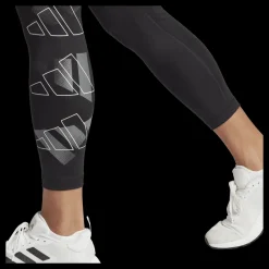 Best adidas Train Essentials Brand Love 7/8 Leggings Black Svart