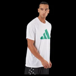 adidas Train Essentials Feelready Logo Training T-Shirt White Vit Discount