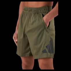 Clearance adidas Train Essentials Logo Training Shorts Olistr/Black Grön