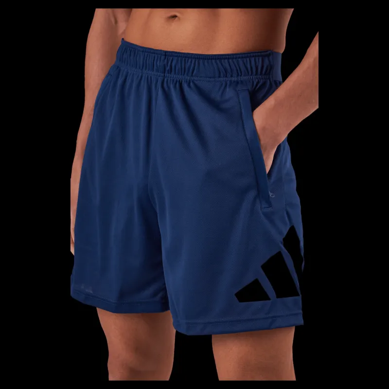 adidas Train Essentials Logo Training Shorts Dark Blue Blå Outlet