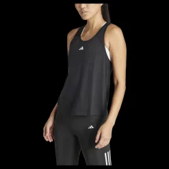 New adidas Train Essentials Minimal Branding Racerback Tank Top Black Svart