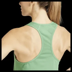 Best adidas Train Essentials Minimal Branding Racerback Tank Top Green Grön