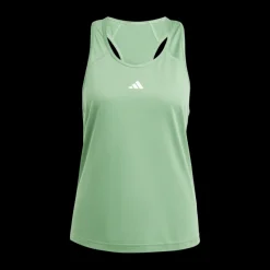 Best adidas Train Essentials Minimal Branding Racerback Tank Top Green Grön