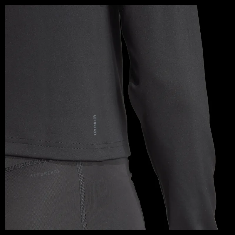 adidas Train Essentials Minimal Branding 1/4-Zip Cover Up Black Svart Hot