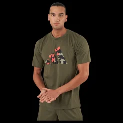 adidas Train Essentials Seasonal Logo Training T-Shirt Olistr Grön Best