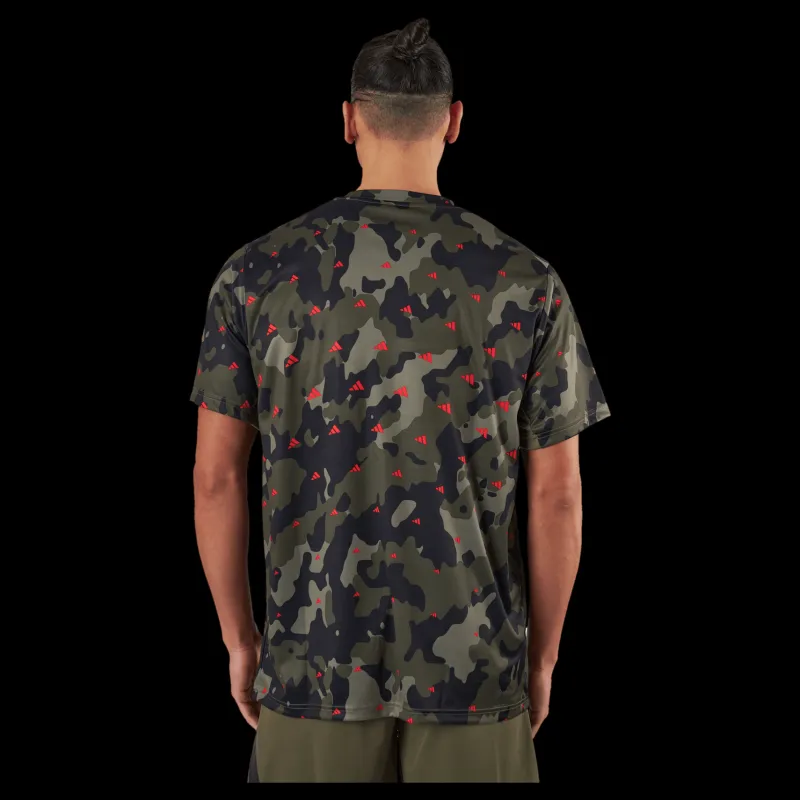 Outlet adidas Train Essentials Seasonal Training T-Shirt Olistr/Brired Flerfärgad