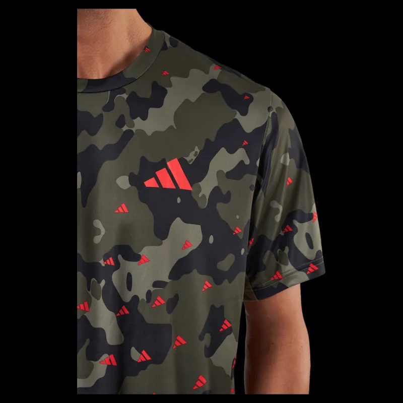 Outlet adidas Train Essentials Seasonal Training T-Shirt Olistr/Brired Flerfärgad