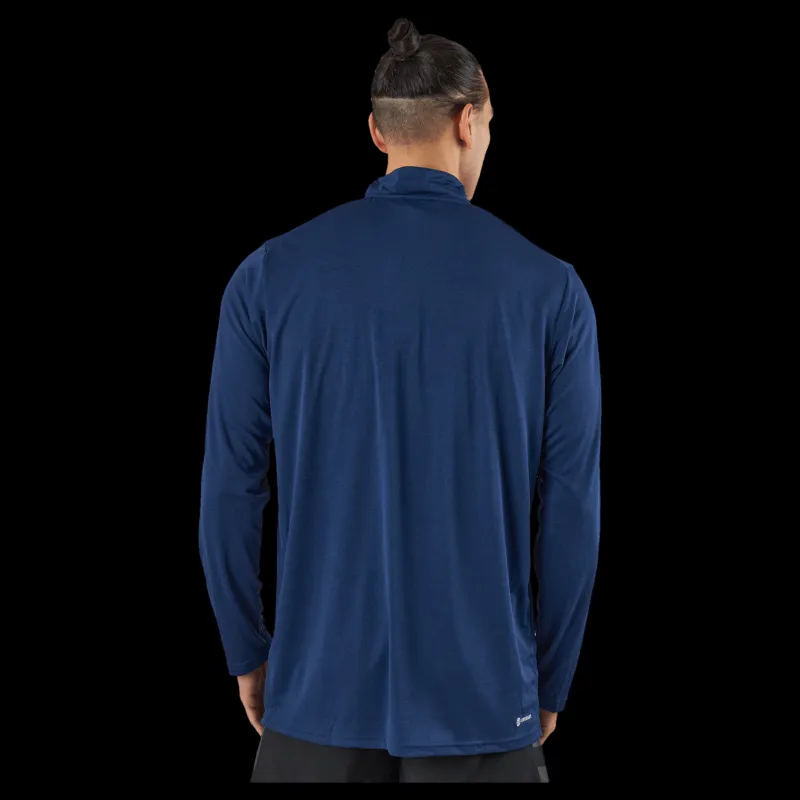 Online adidas Train Essentials Seasonal Training 1/4-Zip Long Sleeve Sweatshirt Dark Blue Blå