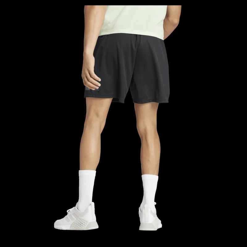 adidas Train Essentials Seasonal Big Logo Shorts Black Svart New