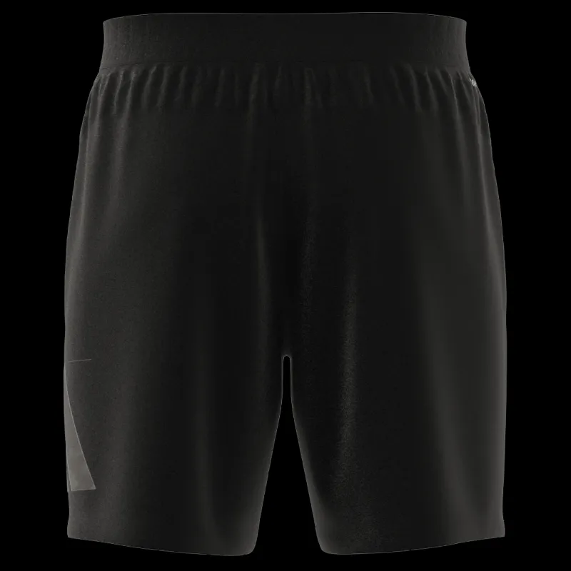 adidas Train Essentials Seasonal Big Logo Shorts Black Svart New