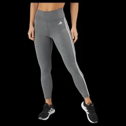 Outlet adidas Train Essentials 3-Stripes High-Waisted 7/8 Leggings Dark Grey Heather Grå