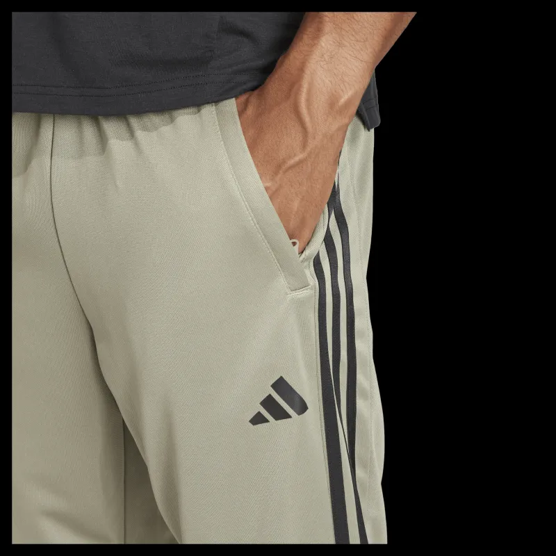 adidas Train Essentials 3-Stripes Training Joggers Silver Pebble / Black Beige Best