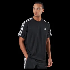 adidas Train Essentials 3-Stripes Training T-Shirt Black Svart New