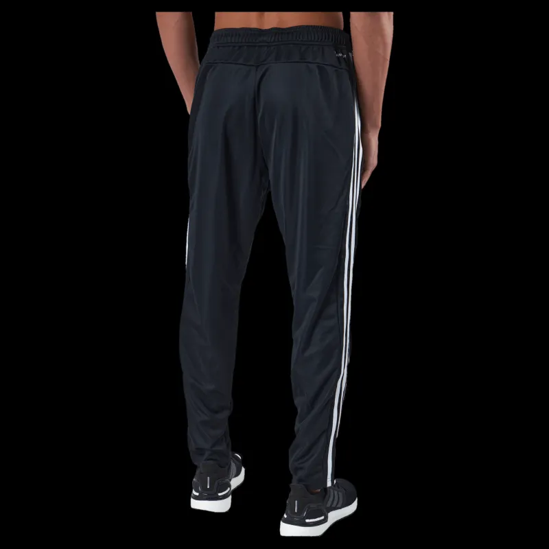 New adidas Train Essentials 3-Stripes Training Joggers Black / White Svart