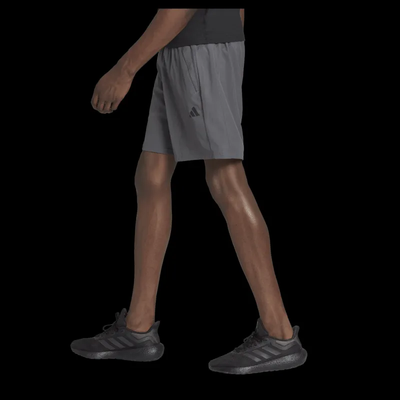 Outlet adidas Train Essentials Woven Training Shorts Grey Five / Black Grå