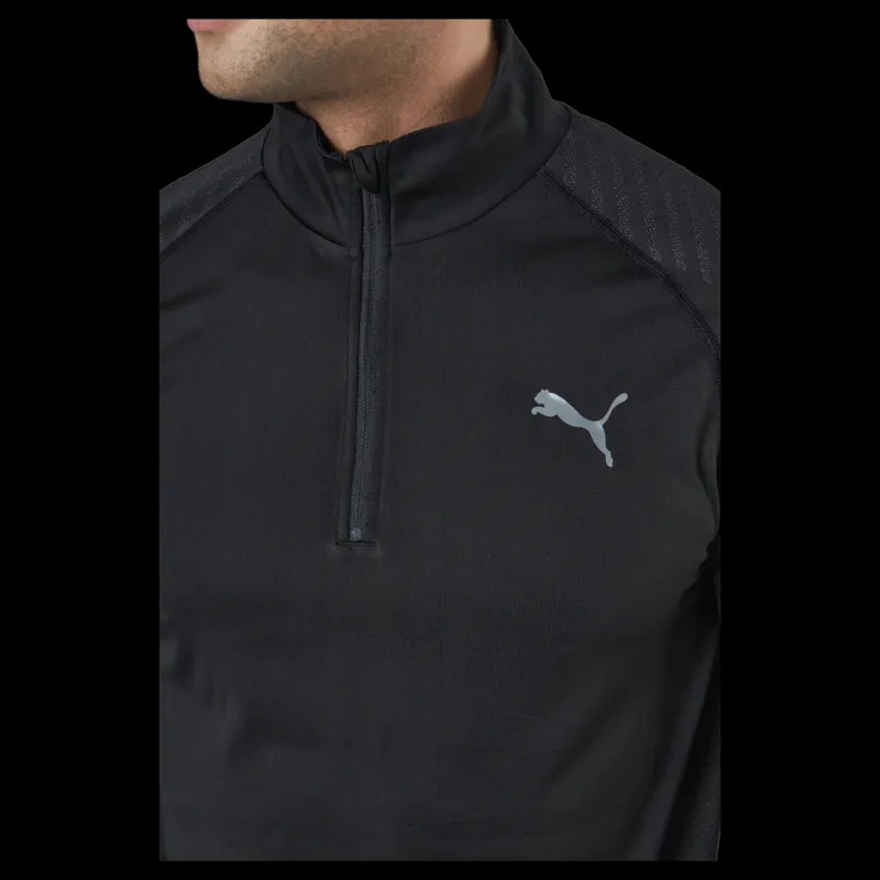 Puma Train Formknit Seamless 1/2 Zi Black Svart Sale