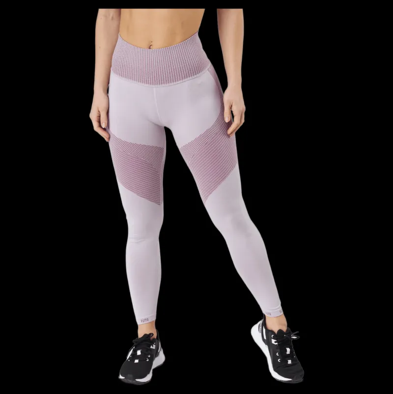 New Puma Train Formknit Seamless High W Lavender Fog-grape Wine Vit