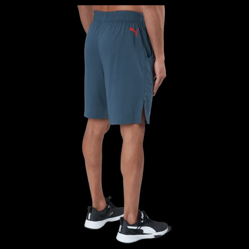 Puma Train Logo 9" Short Dark Slate Blå Sale