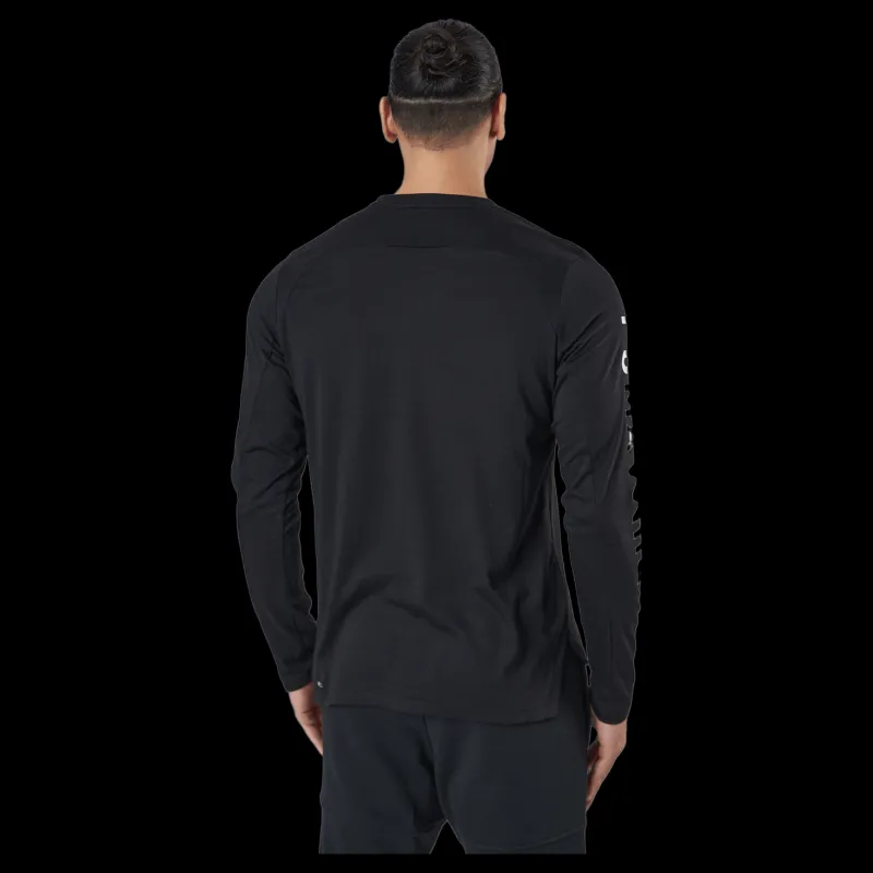 Puma Train Logo Ls Tee Black Svart