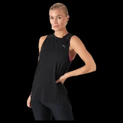 Online Puma Train Mesh Panel Tank Black Svart