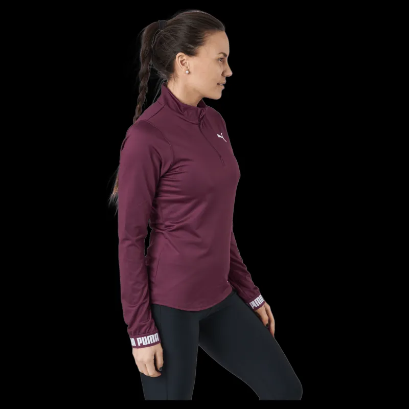 Puma Train Strong 1/4 Zip Grape Wine Lila Outlet