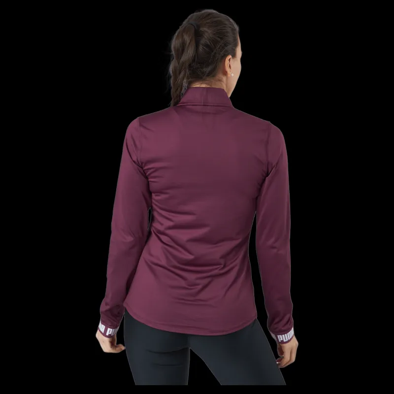 Puma Train Strong 1/4 Zip Grape Wine Lila Outlet