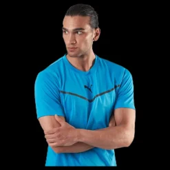 Puma Train Thermo R+ BND Short Sleeve Tee Blue Blå Sale
