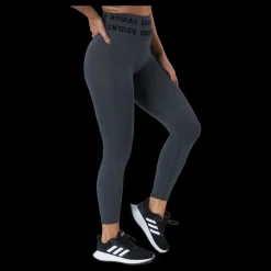 Outlet adidas Training Branded Aeroknit 7/8 High Rise Tight Dgh Solid Grey Grå