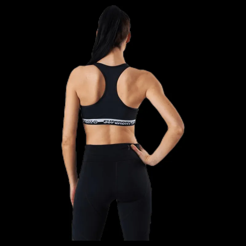 Superdry Training Essential Bra Black Svart