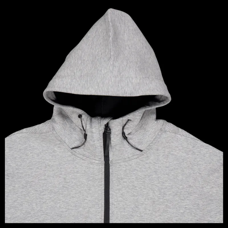 Online Superdry Training Gymtech Ziphood Grey Marl Grå